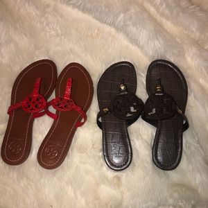 Tory Burch Miller mini thong sandals lot